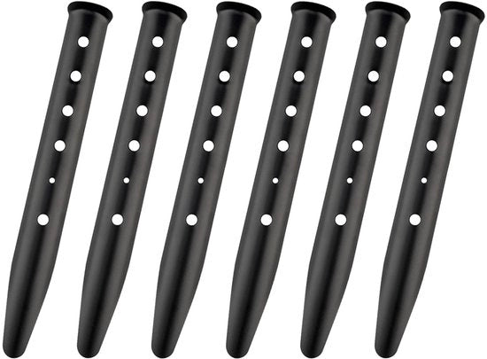 Haringe a V per 31 cm - 6 pezzi - Lega di alluminio - Robusta e leggera - Haringe a V - Ottima presa e stabilità - Haringa a T