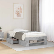 Telaio del letto con storage Grigio Cemento 80 x 200 cm 3429690