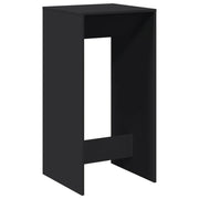 Tavolo da Bar Nero 51x50x103,5 cm in Legno Multistrato