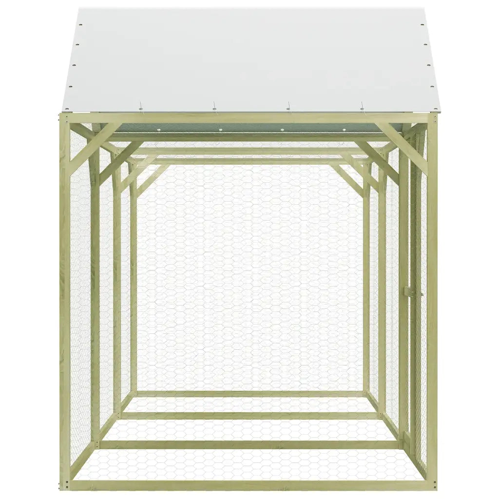 Pollaio 4,5x1,5x2 m in Legno di Pino Impregnato 278401