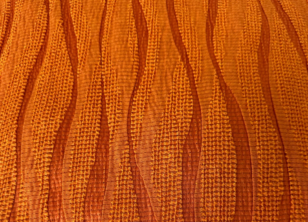 Copridivano Sofà Poltrona Elasticizzato Protezione Macchie Modello Wonderful - 3 Posti - Arancione
