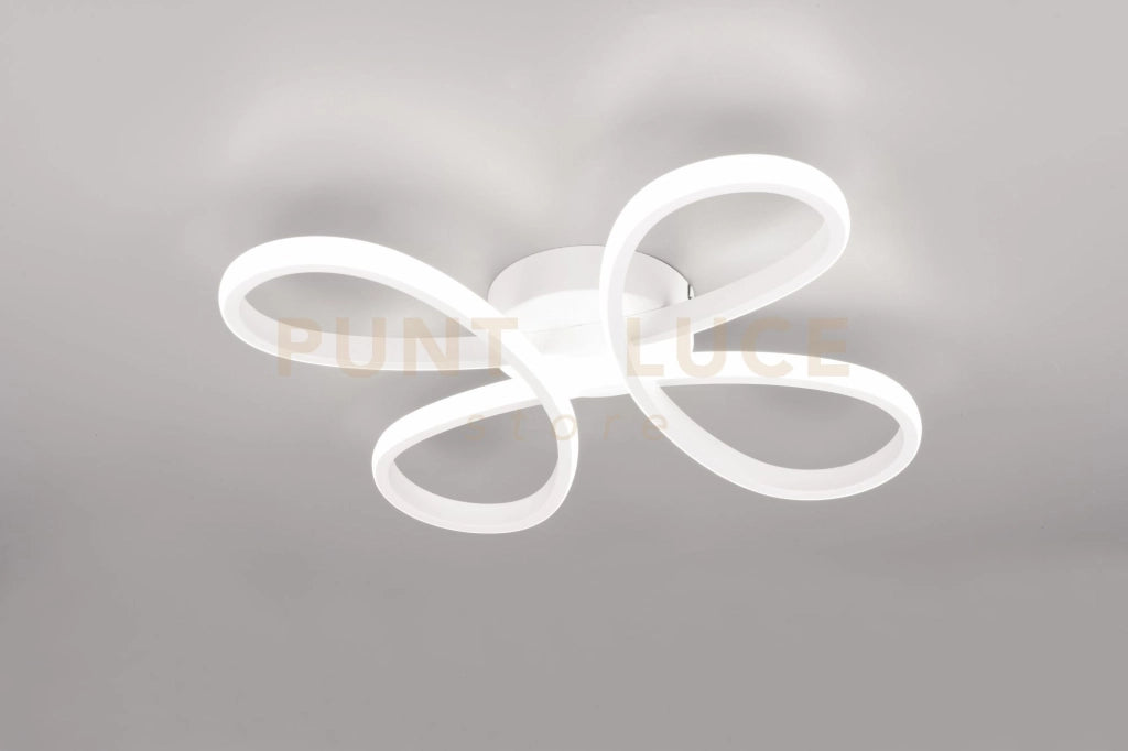 FLY PLAFONIERA LED 22W  2600lm, 4000K BIANCA CON REGOLAZIONE INTENSITA' CON NORMALE INTERRUTTORE L. 40CM