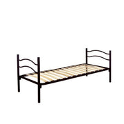LETTO SINGOLO 553 CM 80X190  ANTRACITE