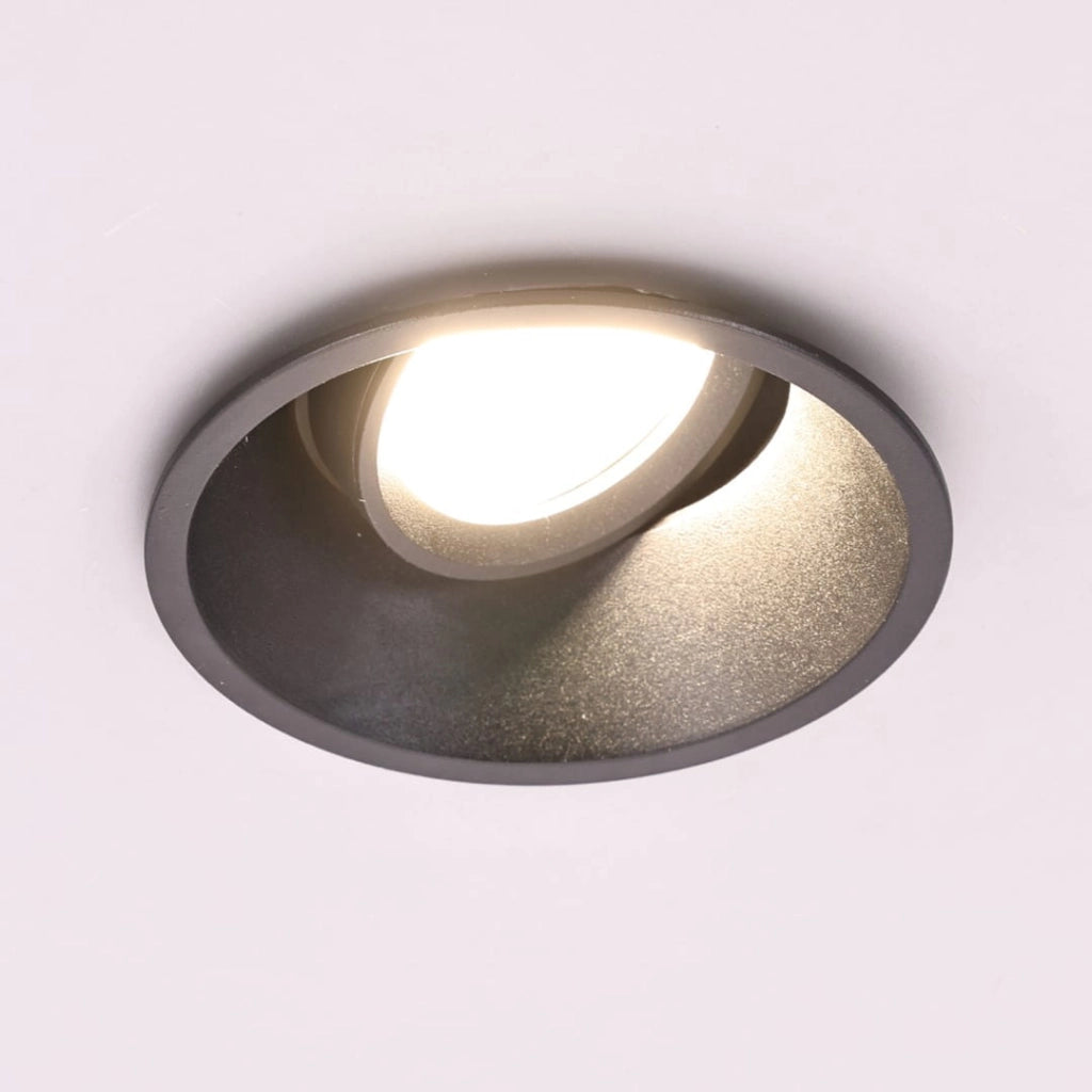 Milagro faretto da incasso nero tondo GU10 dimmer MLOS7240