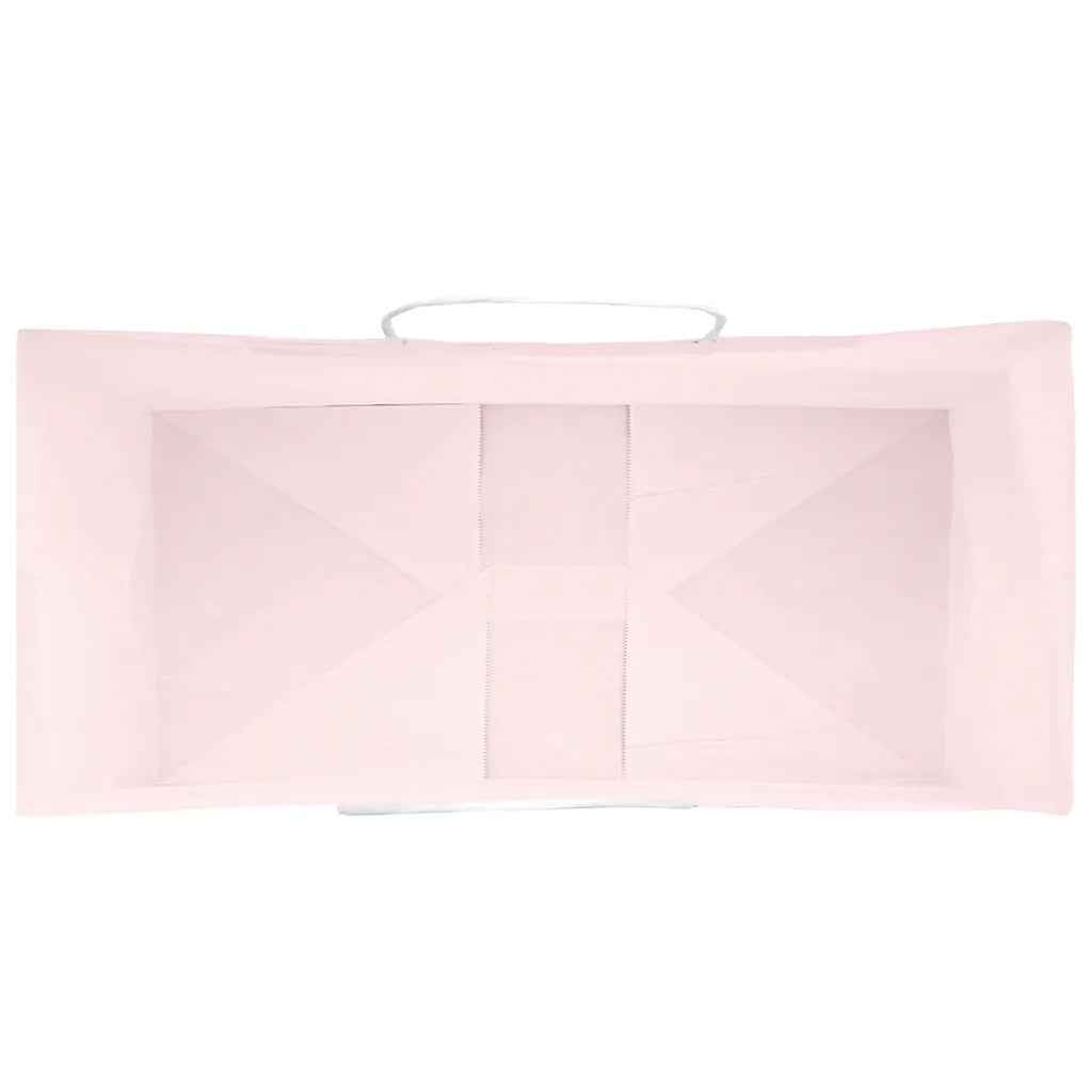 Sacchetti di Carta 50 pz con Manici Rosa 18x8x22 cm 4101656