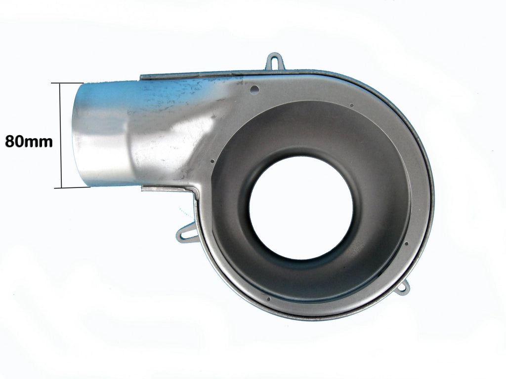 CHIOCCIOLA ESTRATTORE VENTOLA FUMI STUFA PELLET D80