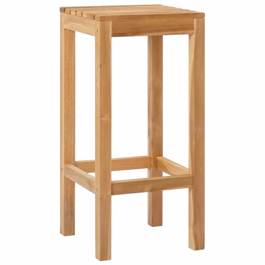 Sgabello da bar 2 pcs Naturale 35 x 35 x 75 cm