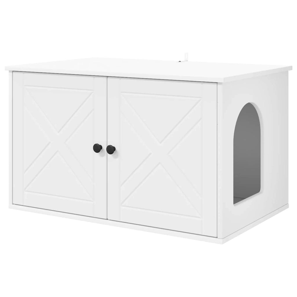 Casa per Gatti Bianco 85 x 55 x 50,5 cm Legno multistrato 8000725