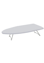 Asse da Stiro Pieghevole da Tavolo Ironfast 114x36 cm con Supporto Universale e Copertura in Acciaio Cromato