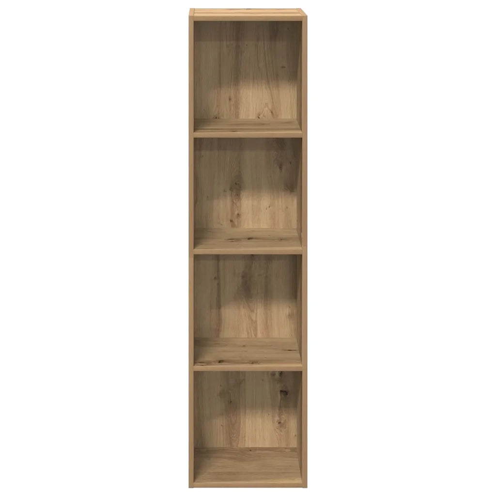 Libreria-Mobile TV Rovere Artigianale 36x30x143 cm Truciolato