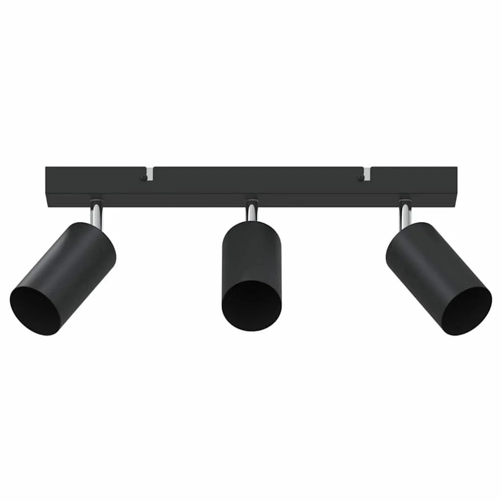 Faretto da soffitto moderno orientabile 38 x 5,5 x 16,5 cm metallo nero 02_0058305