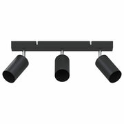 Faretto da soffitto moderno orientabile 38 x 5,5 x 16,5 cm metallo nero 02_0058305