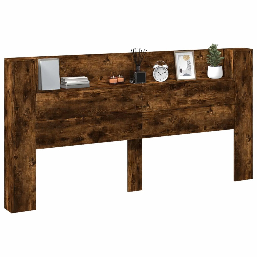 Testiera Rovere fumé 200 x 16,5 x 103,5 cm Legno multistrato 3418695