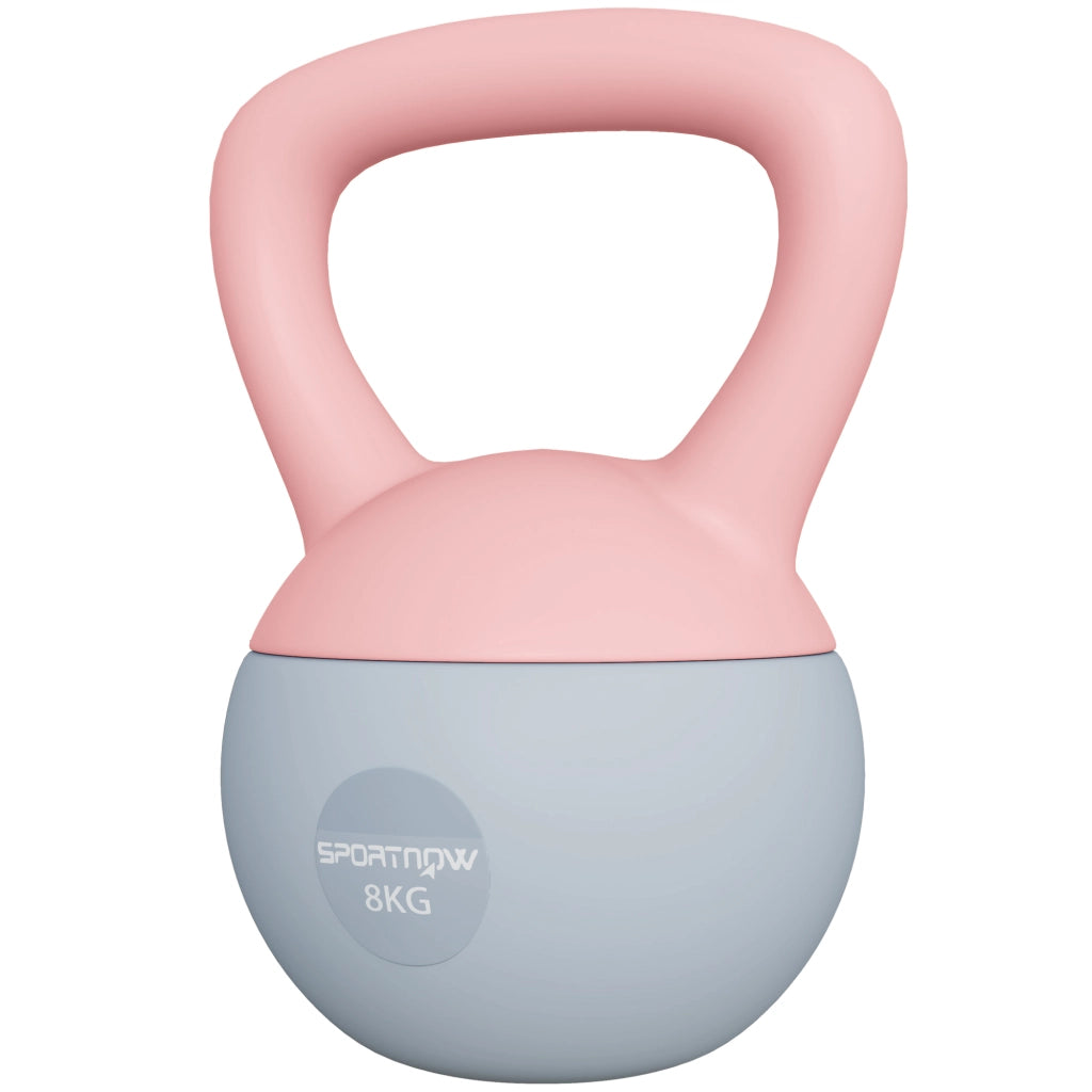 Kettlebell 8 kg ¨C zephmum ¨C rosa 19x19x28 cm
