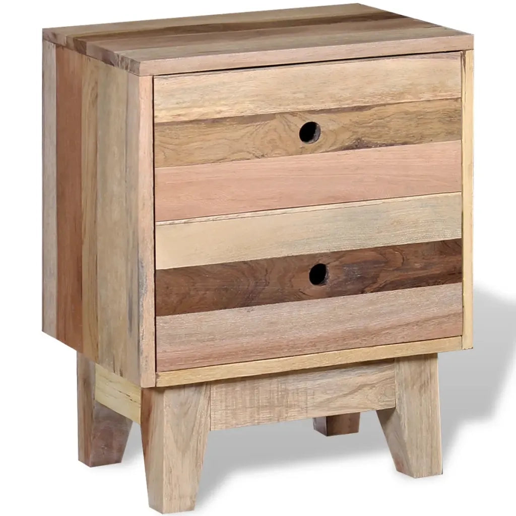 Comodino in Legno Massello di Recupero 244234