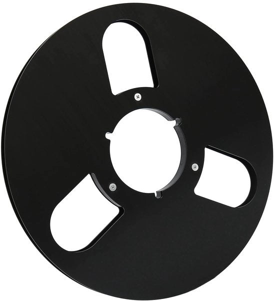Cassette per nastro 1/4 10 pollici - Nastro vuoto - Universale 3 fori - Lega di alluminio - Cassette aperte - Adatto per registratore di nastri