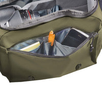 Mantona borsa fotografica Milano grande verde oliva