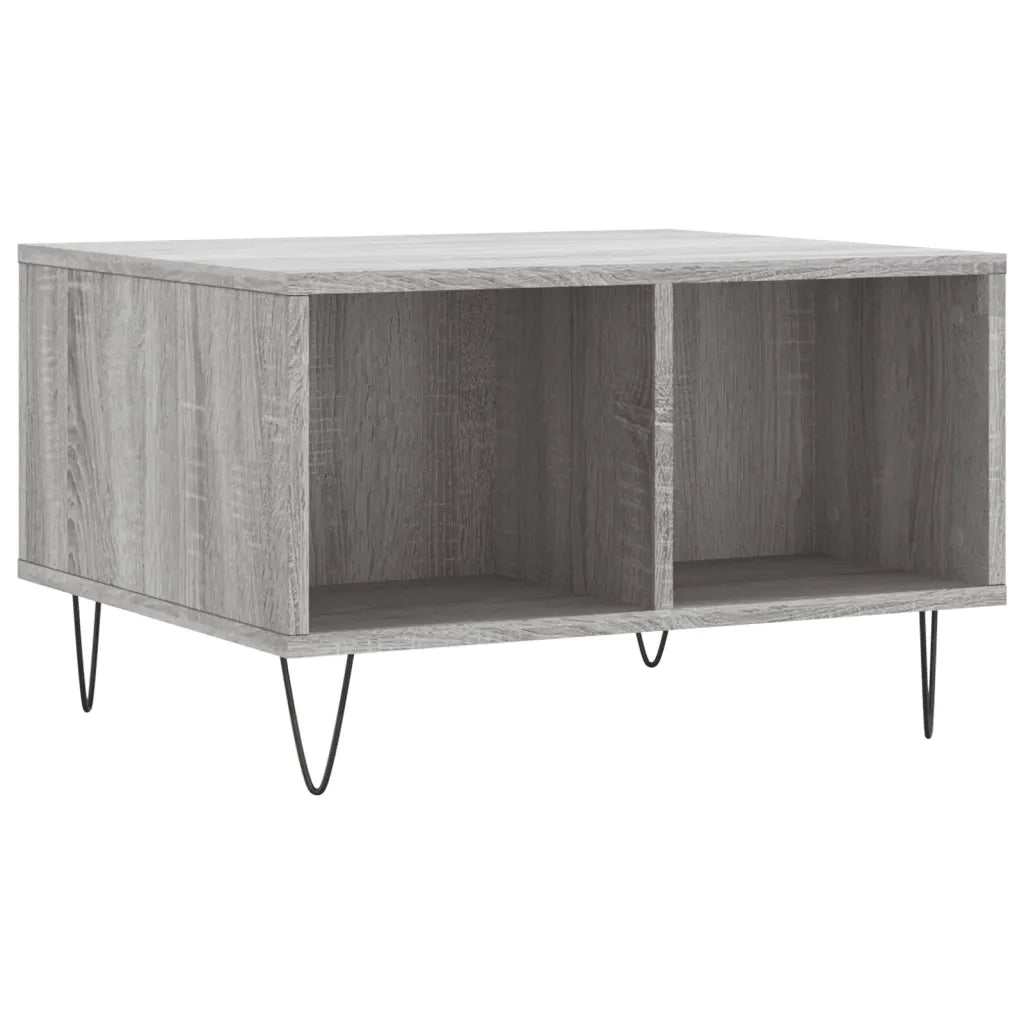 Tavolino da Salotto grigio sonoma 60x50x36,5 cm in Multistratocod mxl 118743