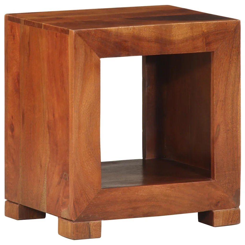 Tavolino 37x29x40 cm in Legno Massello di Acacia 4102377