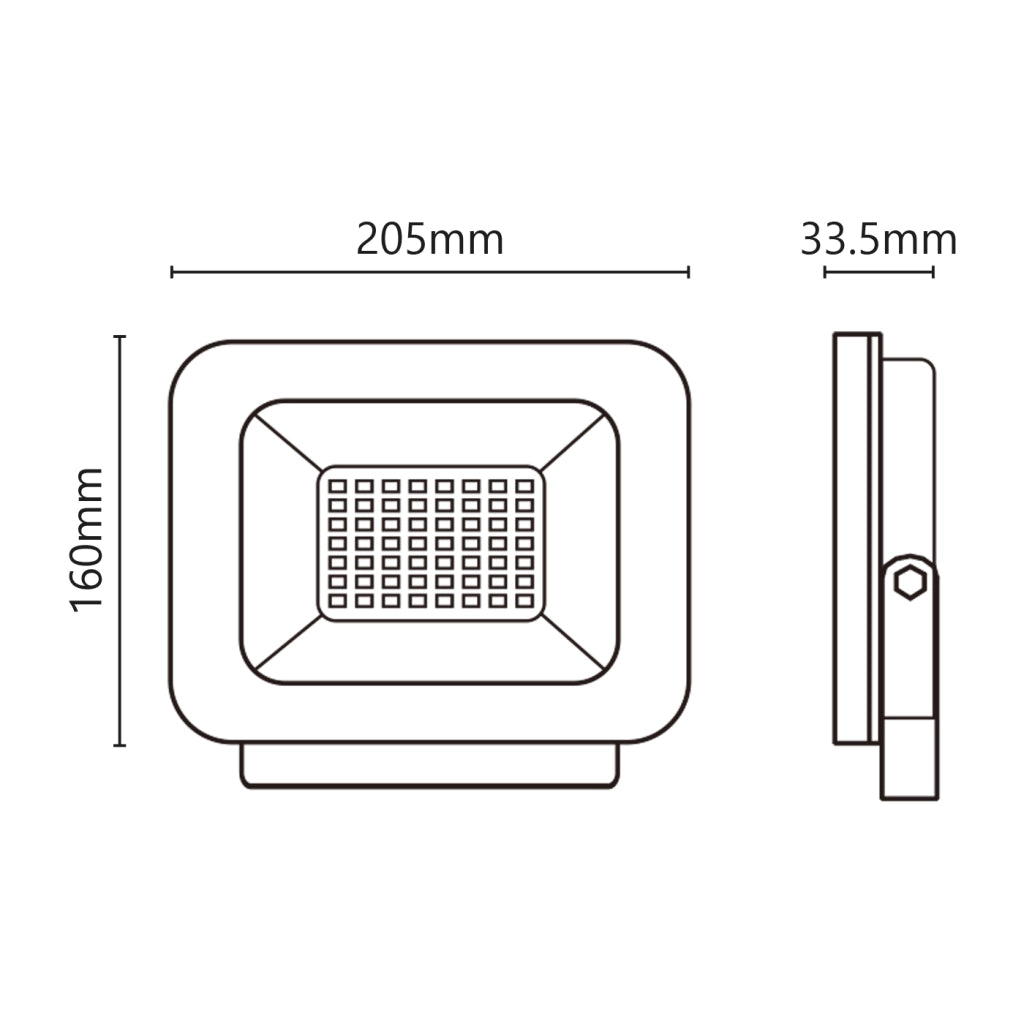 Proiettore LED 9-30V 50W 4500lm 4000K