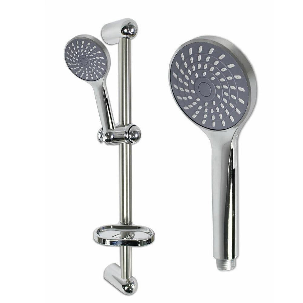 Trade Shop - Saliscendi Doccia Bagno Colonna Soffione Doccetta Multigetto Portasapone 69133 -