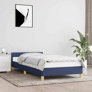 Giroletto con Testiera Blu 100x200 cm in Tessutocod mxl 95569