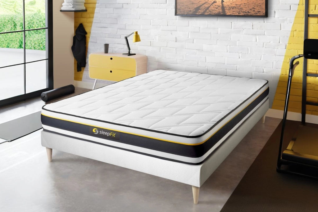 Kit rete e materasso matrimoniale SOFT 160x210cm - Spessore : 19cm - Foam HD - Molto rigido