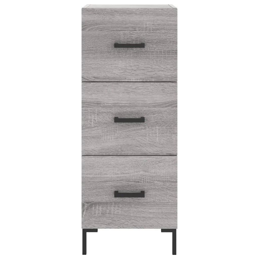Credenza Grigio Sonoma 34,5x34x180 cm in Legno Multistrato 3198855
