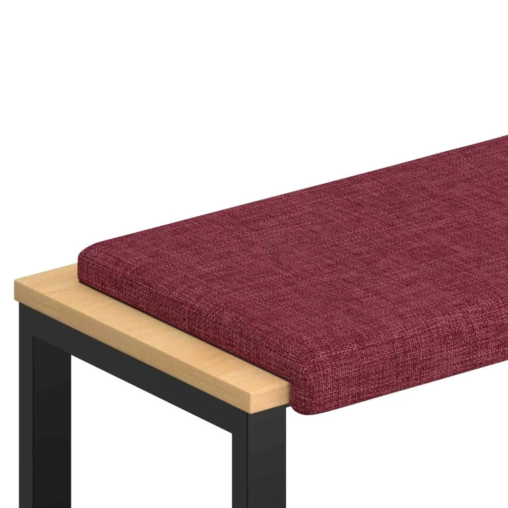 Cuscino per panchina Tessuto Rosso Vino Profondità 35 cm 42043165
