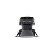 Pulcom Faretto LED da incasso orientabile 8W con tecnologia CCT Switch 2700K/3200K/4000K, finitura nero opaco, design professionale per interni