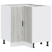 Pensile da cucina | Base ad Angolo Cucina Porto Grigio Sonoma in Legno Multistrato
