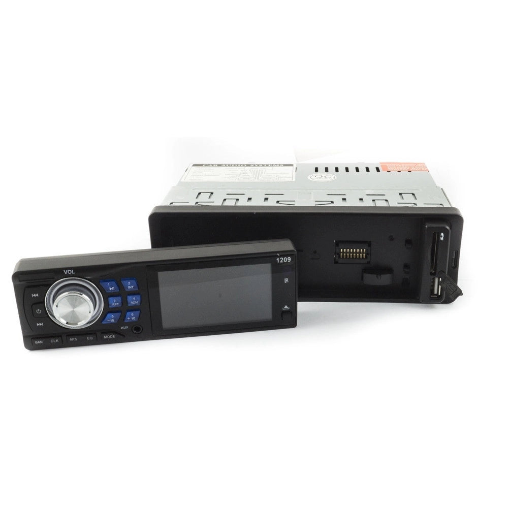 Trade Shop - Autoradio Stereo Auto Radio Frontalino Estraibile Fm Mpd Usb Sd Aux -