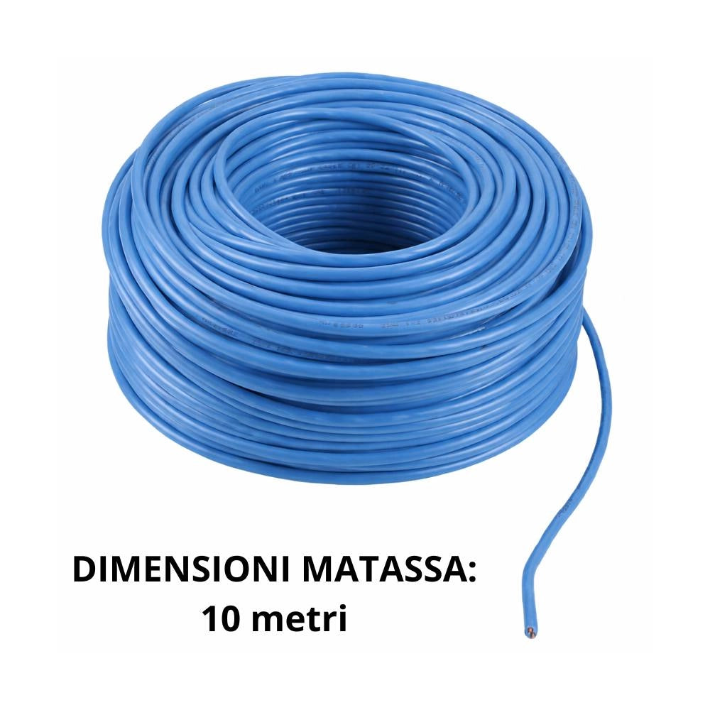 Cavo 2f+ 2x1 mm per citofonia e videocitofonia in pvc *** lunghezza metri 10, confezione 1
