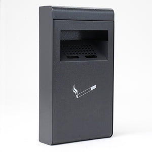 Posacenere da Parete 20x36x7 cm in Metallo Antracite