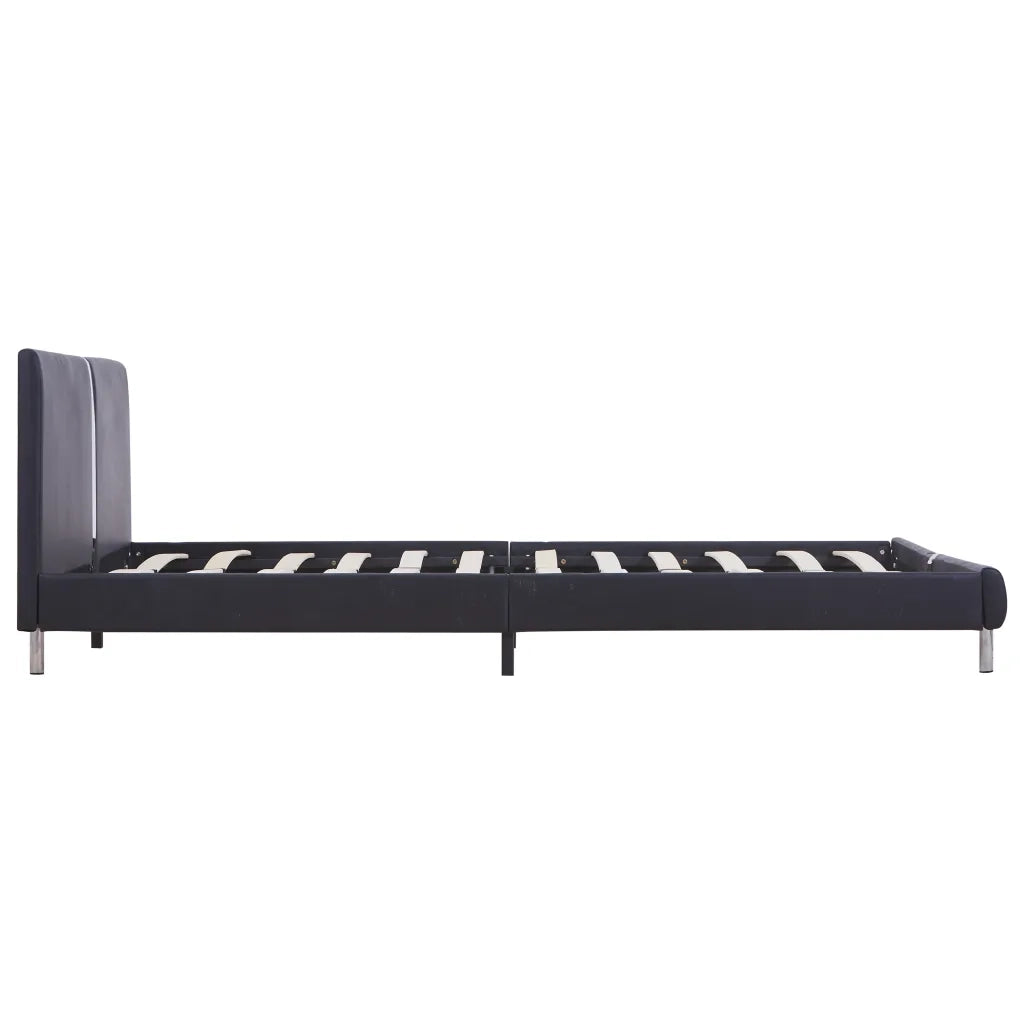 Giroletto senza Materasso Nero in Similpelle 120x200 cm 280827