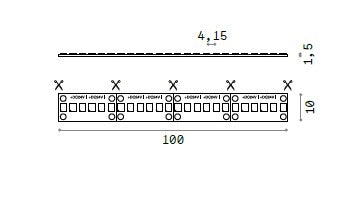 STRIP LED STRIP LED 20W/MT 3000K CRI90 IP65