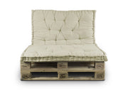 Cuscino Mattonella Per Seduta-Schienale Divani Pallet Cuscino Per Bancale 80x120 - 80x120 - Tortora
