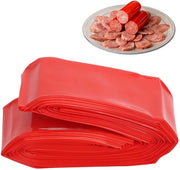 Worstdarm Hittebestendig 20m x 45mm - Revettura in Plastica - Qualità Nutrizionale - Inedibile - Sticks di Salsiccia - Cucina Salutevole - Revettura per Salsiccia
