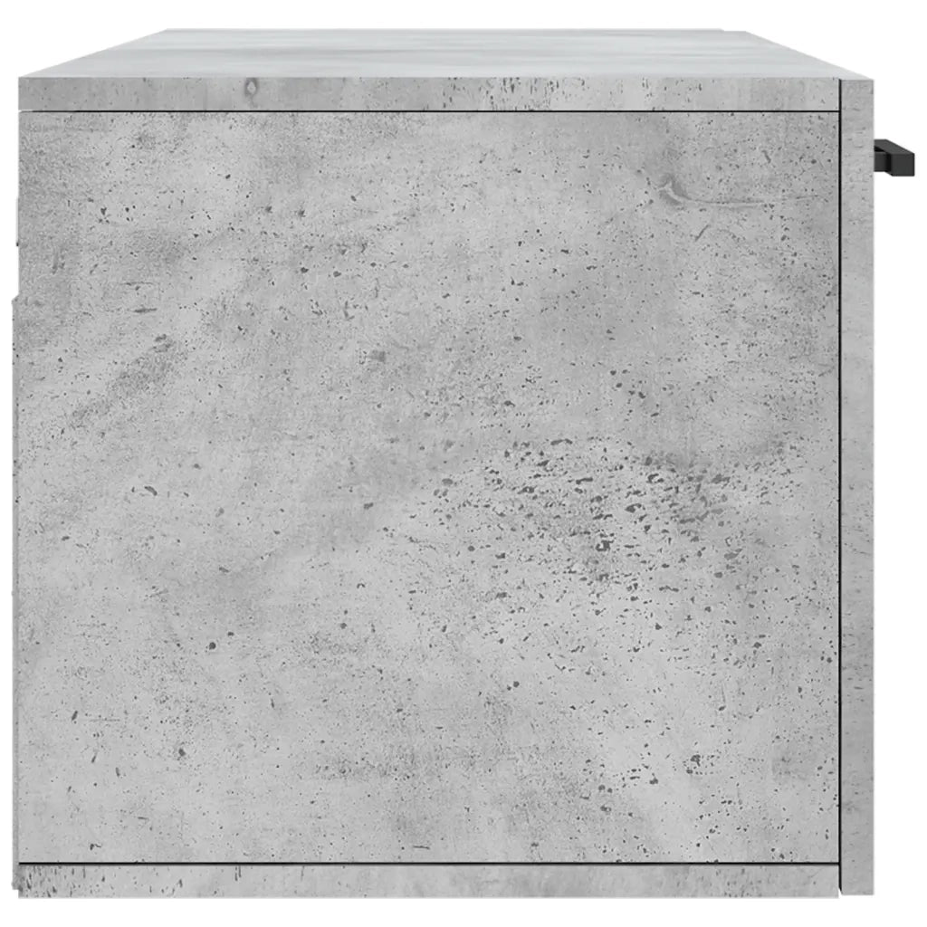 Mobile a Parete Grigio Cemento 100x36,5x35 cm Legno Multistrato 830160
