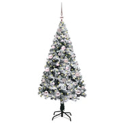 Albero di Natale Artificiale-Albero Natalizio con 150 LED Bianco 150 cm 728200