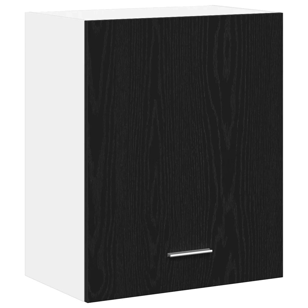 Armadio pensile Lyon 2 pcs Rovere Nero 50 x 31 x 60 cm 863145