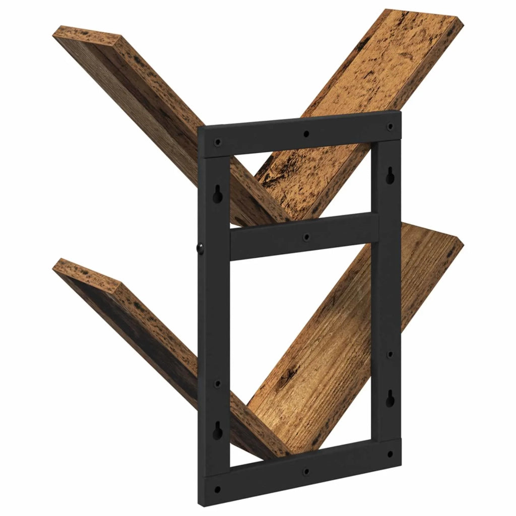 Mensola a muro flottante Legno antico 43 x 15 x 47 cm 8012344