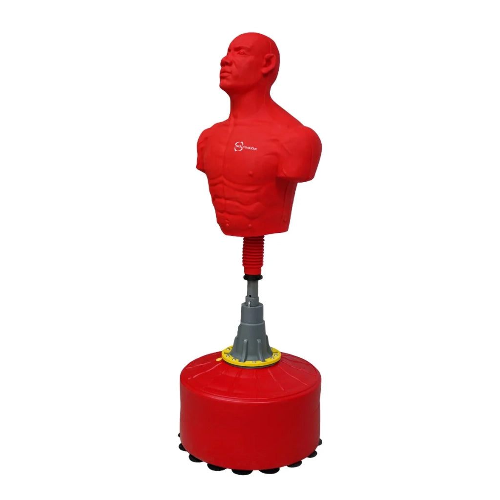 Manichino da boxe autoportante Grande Rosso 175cm Arti marziali Boxe Allenamento