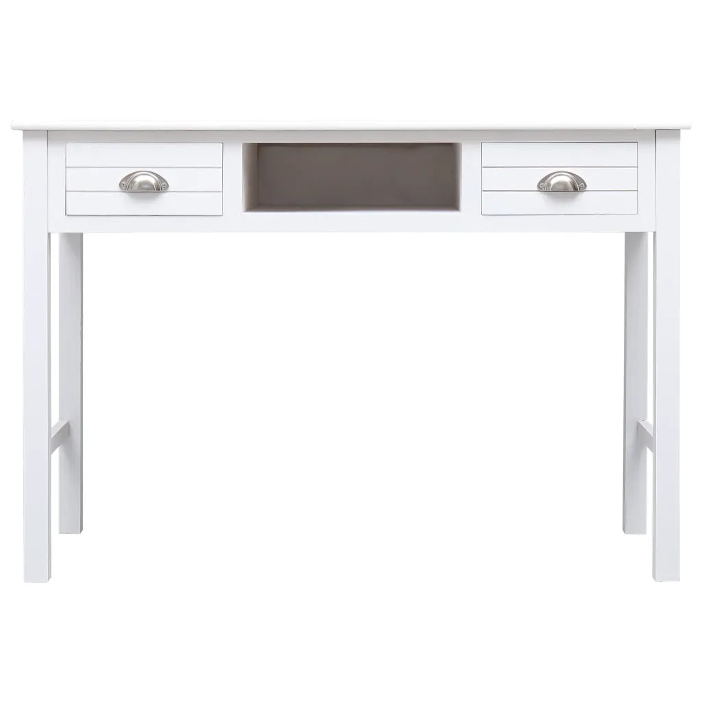 Scrivania Bianca 110x45x76 cm in Legno cod mxl 64357