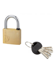 Lucchetto a chiave Reverso, ottone, esterno, arco in acciaio, 40 mm, 4 chiavi – THIRARD