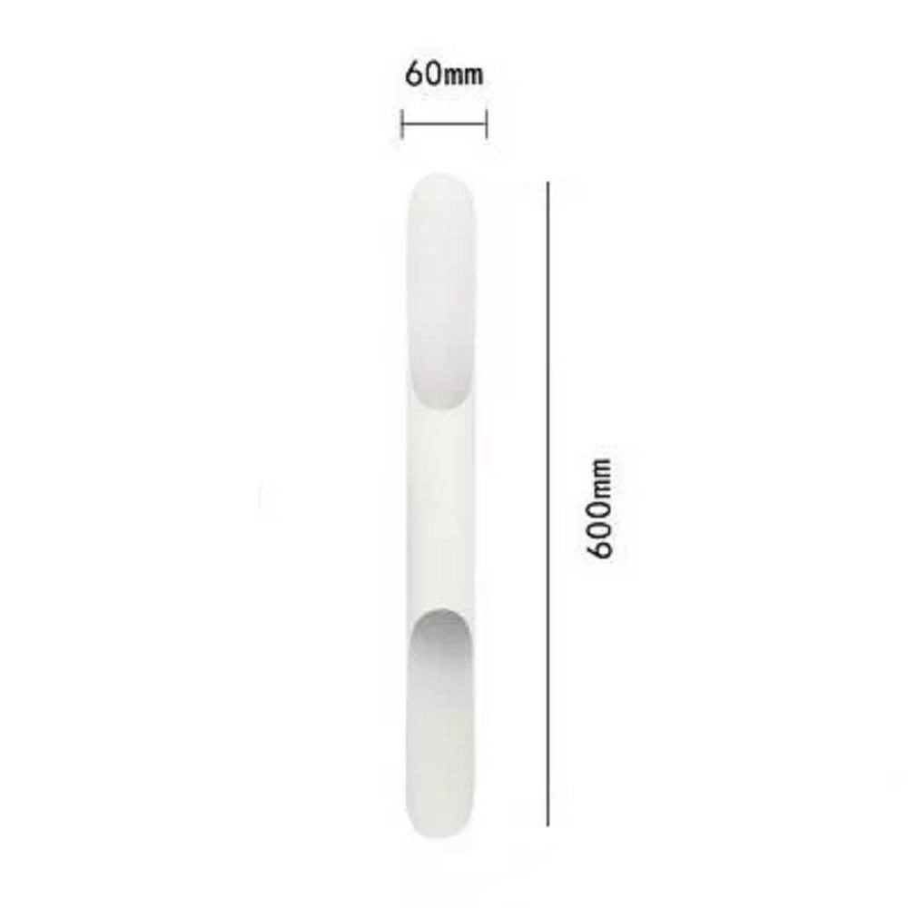 Trade Shop - Applique Da Muro Lampada Da Parete Moderno Attacco 2xg9 Ip20 Bianco O Nero Aq44 -