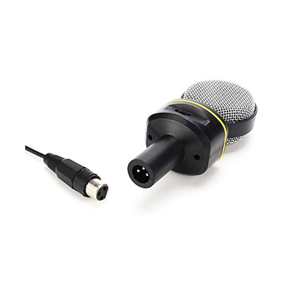 Trade Shop - Microfono A Condensatore Da Tavolo Audio Qy-930 Con Supporto Treppiede Pc Laptop -