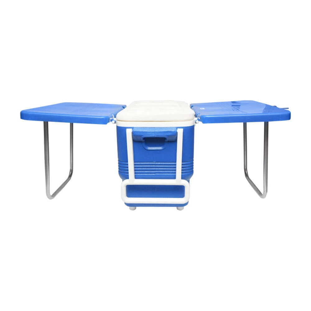 Frigorifero per picnic da 45L, blu, con mensola, Breckner Germany.
