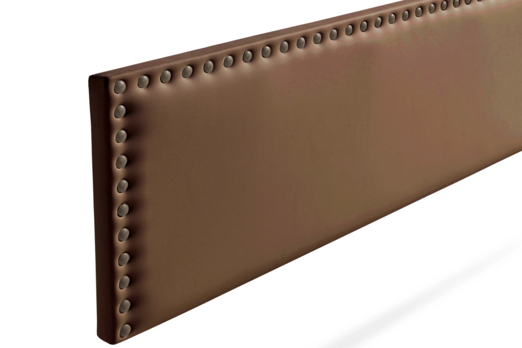 Testiera Imbottita MODENA Similpelle 130x55x8 cm - Moonia
