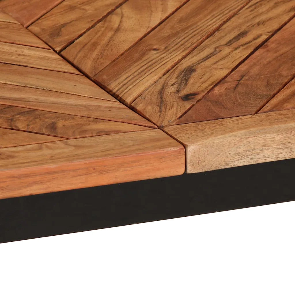 vidaXL Tavolo da Pranzo 200x100x75 cm in Legno Massello di Acacia